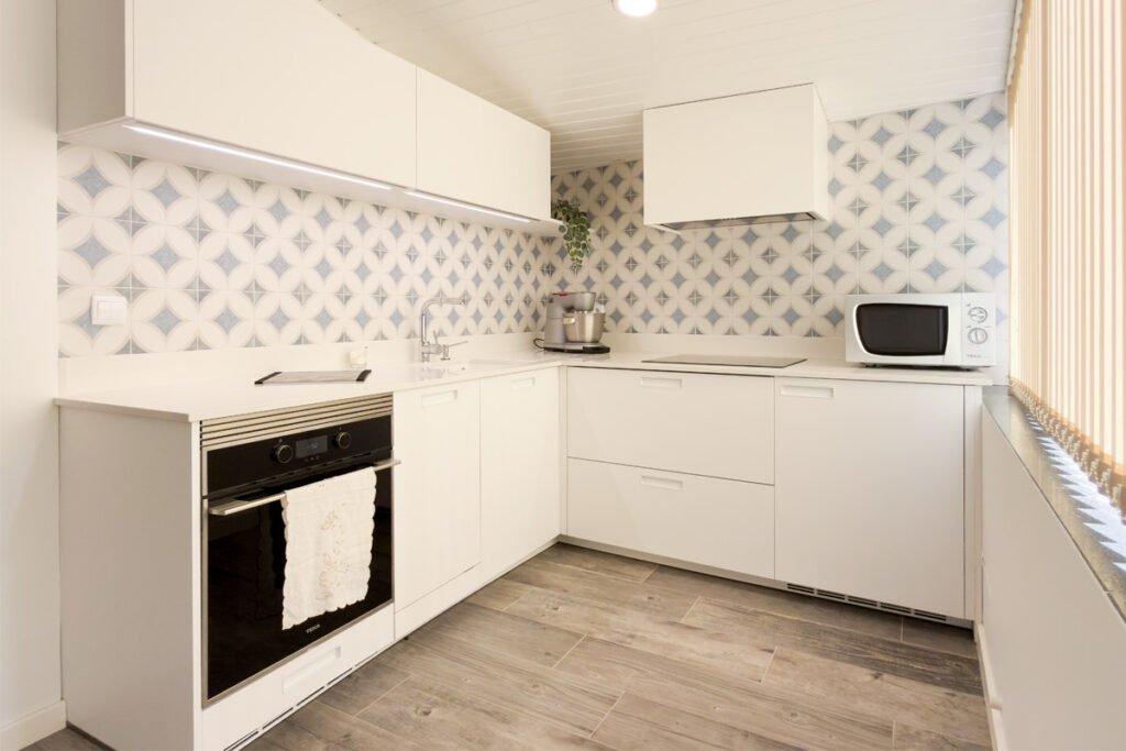 Traditional Madeiran kitchen interior in a charming island home